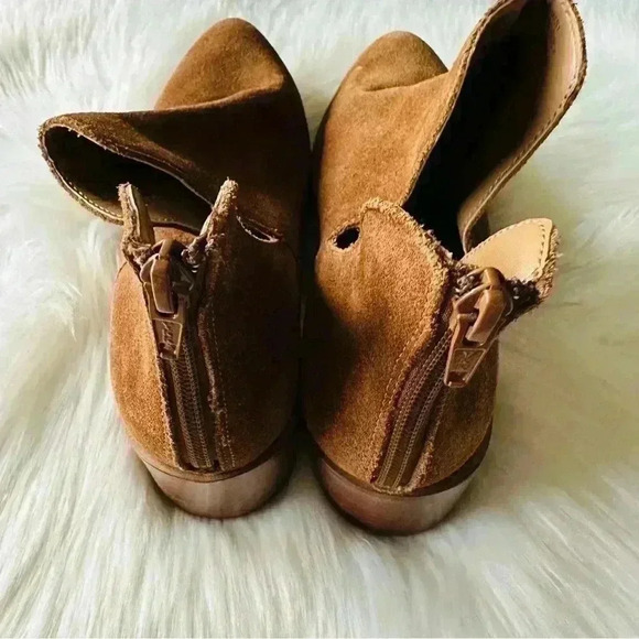 New Steve Madden Raisie Ankle Booties Suede Leather 8.5 - Picture 6 of 11